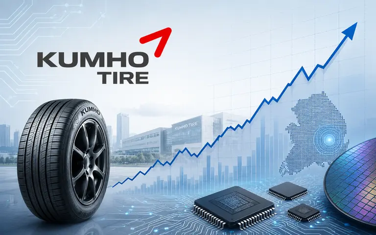 Kumho Tyre share price surges on semiconductor boost