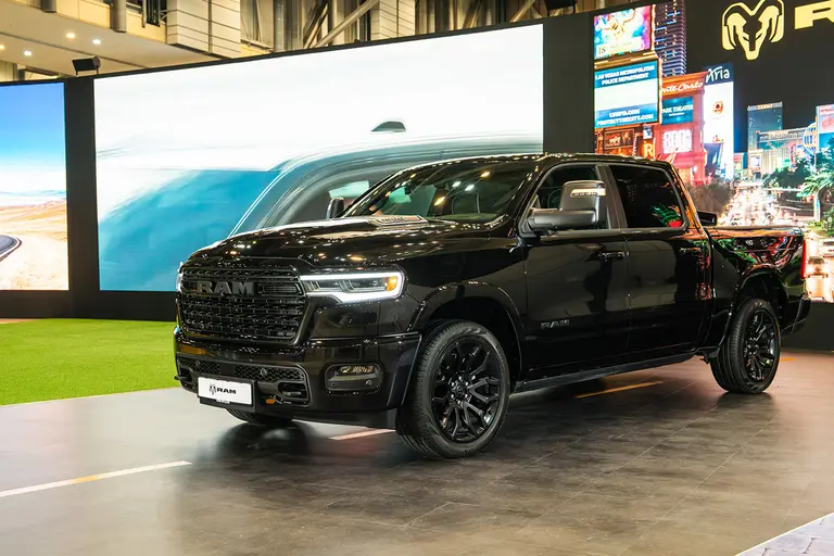 Ram 1500 Limited displayed at the 2026 Busan Mobility Show