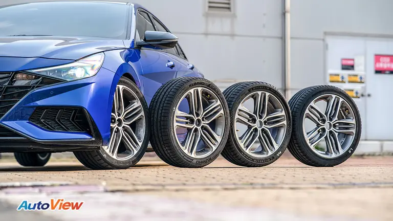 Comparison of 4 Upper-Mid-Range Sports Tyres