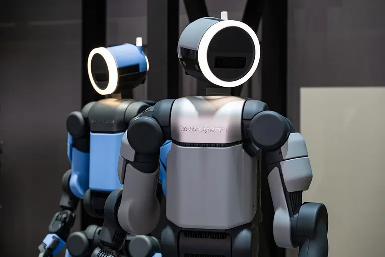 The Boston Dynamics Atlas development model unveiled at CES earlier this year