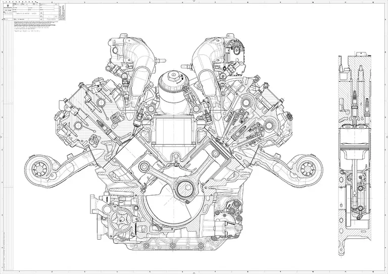 Maserati Nettuno V6 Engine