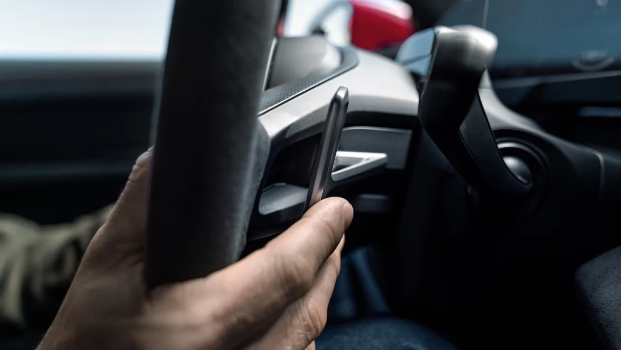 Porsche Taycan E-Shift shift paddles