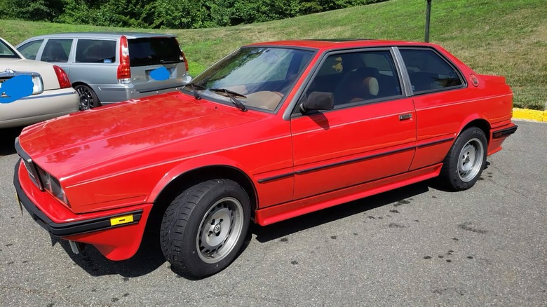1987 Maserati Biturbo Si front three-quarter in a parking lot image