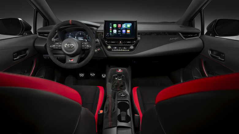 2026 Toyota GRMN Corolla interior.