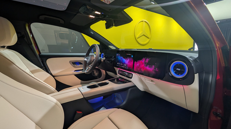 Interior of a 2028 Mercedes-Benz GLA