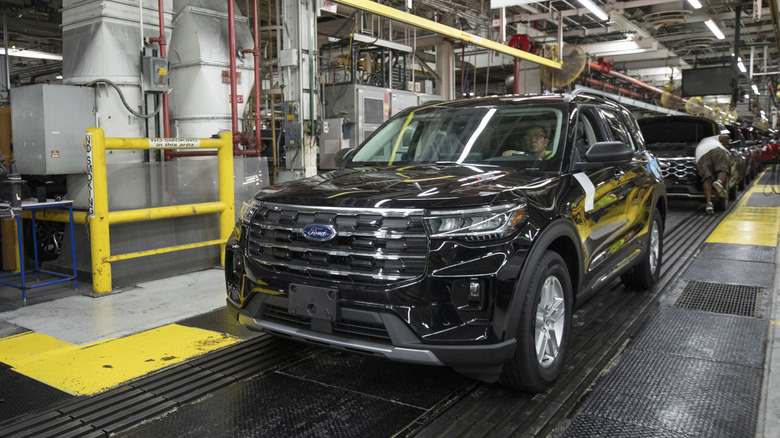 Ford Explorer production line