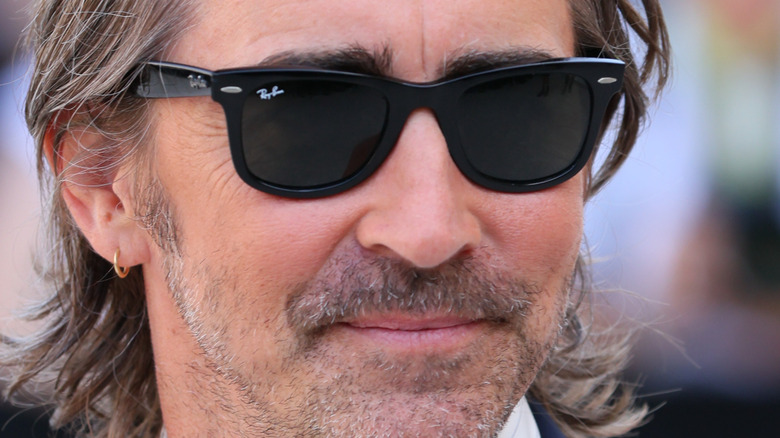 Actor Lee Pace wearing dark Ray-Ban sunglasses