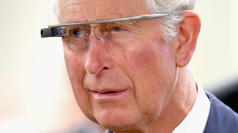 Great Britain's King Charles III trying out Google Glass