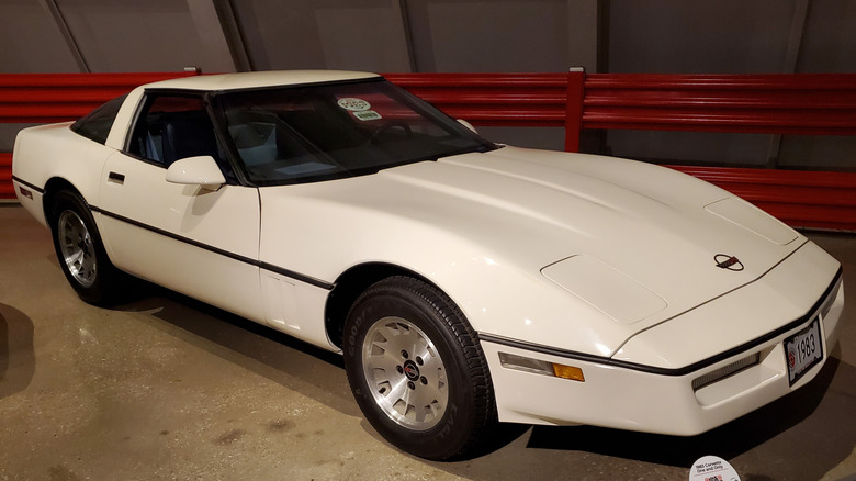 The National Corvette Museum's 1983 Corvette on display