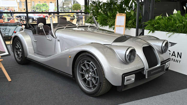 Morgan Supersport displayed at Blenheim Palace