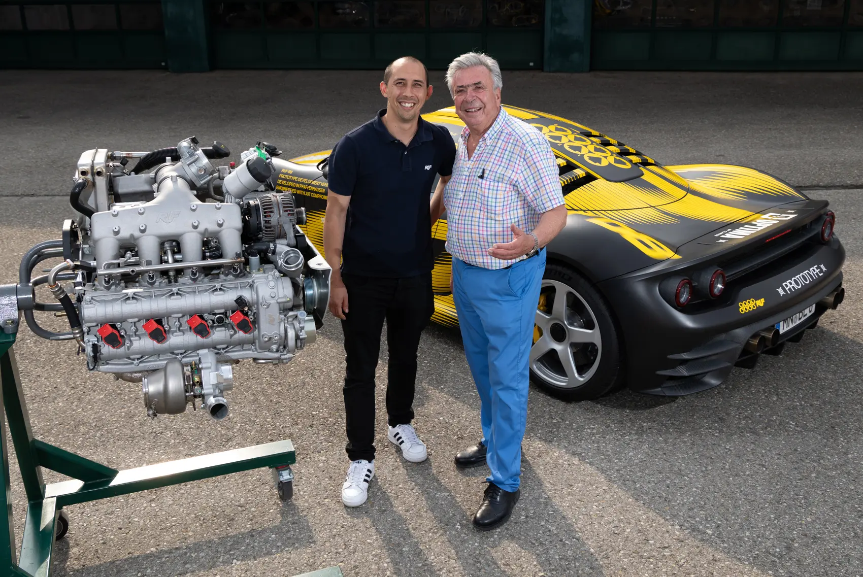Ruf unveils all-new flat-eight for a new car due in 2027